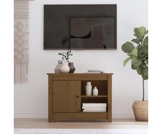 TV staliukas Televizoriaus spintelė, medaus ruda, 70x36,5x52cm, pušis
