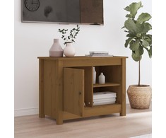 TV staliukas Televizoriaus spintelė, medaus ruda, 70x36,5x52cm, pušis