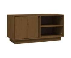 TV staliukas Televizoriaus spintelė, medaus ruda, 80x35x40,5cm, pušis