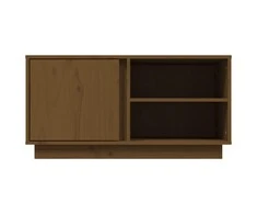 TV staliukas Televizoriaus spintelė, medaus ruda, 80x35x40,5cm, pušis