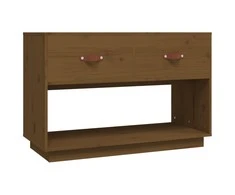 TV staliukas Televizoriaus spintelė, medaus ruda, 90x40x60cm, pušies masyvas