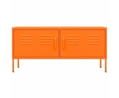 TV staliukas Televizoriaus spintelė, oranžinė, 105x35x50cm, plienas