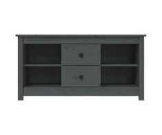 TV staliukas Televizoriaus spintelė, pilka, 103x36,5x52cm, pušies masyvas