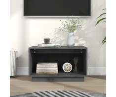 TV staliukas Televizoriaus spintelė, pilka, 60x35x35cm, pušies masyvas