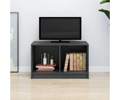 TV staliukas Televizoriaus spintelė, pilka, 70x33x42cm, pušies masyvas