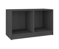 TV staliukas Televizoriaus spintelė, pilka, 70x33x42cm, pušies masyvas