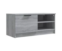 TV staliukas Televizoriaus spintelė, pilka, 80x35x36,5cm, apdirbta mediena