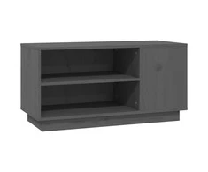 TV staliukas Televizoriaus spintelė, pilka, 80x35x40,5cm, pušies masyvas
