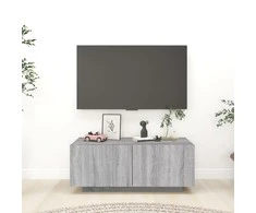 TV staliukas Televizoriaus spintelė, pilka ąžuolo, 100x35x40cm, mediena