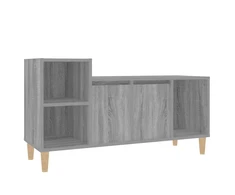 TV staliukas Televizoriaus spintelė, pilka ąžuolo, 100x35x55cm, mediena