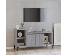 TV staliukas Televizoriaus spintelė, pilka ąžuolo, 100x35x55cm, mediena