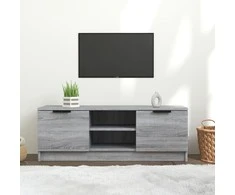 TV staliukas Televizoriaus spintelė, pilka ąžuolo, 102x35x36,5cm, mediena