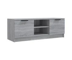 TV staliukas Televizoriaus spintelė, pilka ąžuolo, 102x35x36,5cm, mediena