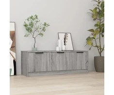 TV staliukas Televizoriaus spintelė, pilka ąžuolo, 102x35x36,5cm, mediena