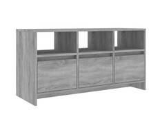 TV staliukas Televizoriaus spintelė, pilka ąžuolo, 102x37,5x52,5cm, MDP