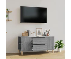 TV staliukas Televizoriaus spintelė, pilka ąžuolo, 102x44,5x50cm, mediena