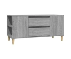 TV staliukas Televizoriaus spintelė, pilka ąžuolo, 102x44,5x50cm, mediena