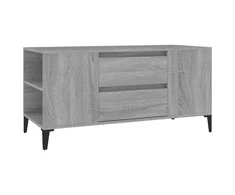 TV staliukas Televizoriaus spintelė, pilka ąžuolo, 102x44,5x50cm, mediena