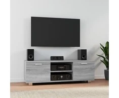 TV staliukas Televizoriaus spintelė, pilka ąžuolo, 120x40,5x35cm, mediena