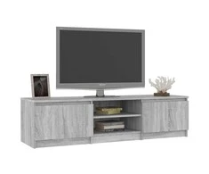 TV staliukas Televizoriaus spintelė, pilka ąžuolo, 140x40x35,5cm, mediena