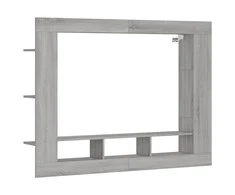 TV staliukas Televizoriaus spintelė, pilka ąžuolo, 152x22x113cm, mediena
