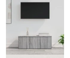 TV staliukas Televizoriaus spintelė, pilka ąžuolo, 80x34x30cm, mediena