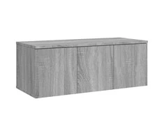 TV staliukas Televizoriaus spintelė, pilka ąžuolo, 80x34x30cm, mediena