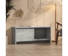 TV staliukas Televizoriaus spintelė, pilkos ąžuolo spalvos, 90x35x40cm, MDP