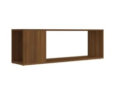 TV staliukas Televizoriaus spintelė, ruda ąžuolo, 100x24x32cm, mediena