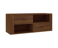 TV staliukas Televizoriaus spintelė, ruda ąžuolo, 100x35x40cm, mediena