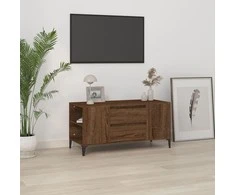 TV staliukas Televizoriaus spintelė, ruda ąžuolo, 102x44,5x50cm, mediena