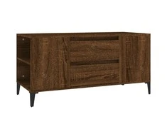 TV staliukas Televizoriaus spintelė, ruda ąžuolo, 102x44,5x50cm, mediena