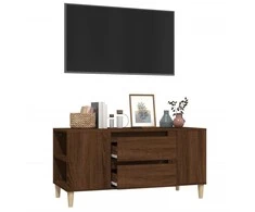 TV staliukas Televizoriaus spintelė, ruda ąžuolo, 102x44,5x50cm, mediena