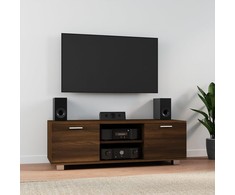 TV staliukas Televizoriaus spintelė, ruda ąžuolo, 120x40,5x35cm, mediena