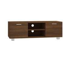 TV staliukas Televizoriaus spintelė, ruda ąžuolo, 120x40,5x35cm, mediena