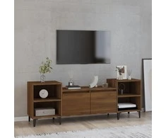 TV staliukas Televizoriaus spintelė, ruda ąžuolo, 160x35x55cm, mediena