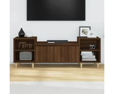 TV staliukas Televizoriaus spintelė, ruda ąžuolo, 160x35x55cm, mediena
