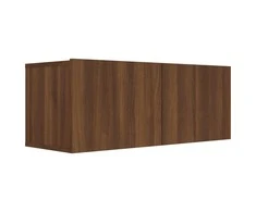 TV staliukas TV spintelė, ruda ąžuolo, 80x30x30cm, apdirbta mediena