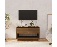 TV staliukas Televizoriaus spintelė, ruda ąžuolo, 70x41x44cm, mediena