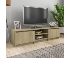 TV staliukas Televizoriaus spintelė, ąžuolo, 140x40x35,5cm, apdirbta mediena