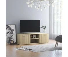 TV staliukas Televizoriaus spintelė, ąžuolo, 120x34x37cm, apdirbta mediena