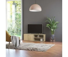 TV staliukas Televizoriaus spintelė, ąžuolo, 120x34x37cm, apdirbta mediena