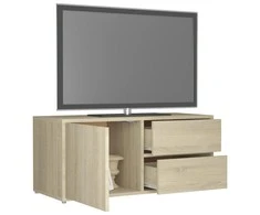 TV staliukas Televizoriaus spintelė, ąžuolo, 80x34x36cm, apdirbta mediena
