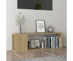 TV staliukas Televizoriaus spintelė, ąžuolo, 100x24x32cm, apdirbta mediena