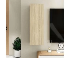 TV staliukas Televizoriaus spintelė, ąžuolo, 30,5x30x90cm, apdirbta mediena