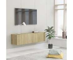 TV staliukas Televizoriaus spintelė, ąžuolo, 120x30x30cm, apdirbta mediena