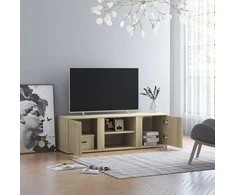 TV staliukas Televizoriaus spintelė, ąžuolo, 120x34x37cm, apdirbta mediena