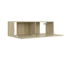 TV staliukas Televizoriaus spintelė, ąžuolo, 100x30x30cm, apdirbta mediena