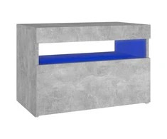 Televizoriaus spintelė su LED, betono pilka, 60x35x40cm