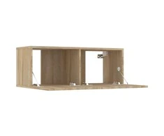 TV staliukas Televizoriaus spintelės, 2vnt., ąžuolo, 80x30x30cm, mediena